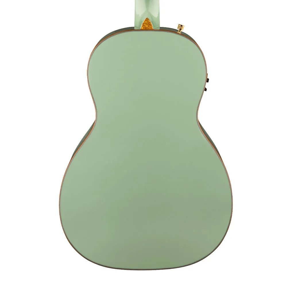 Gretsch G5021E Ltd Ed Rancher Penguin Parlor Acoustic Guitar, RW FB, Mint Metallic