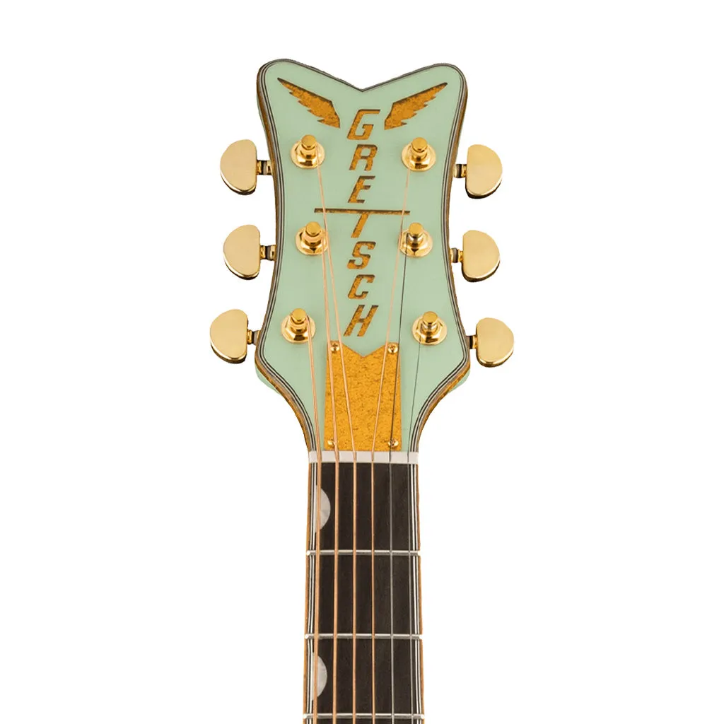 Gretsch G5021E Ltd Ed Rancher Penguin Parlor Acoustic Guitar, RW FB, Mint Metallic