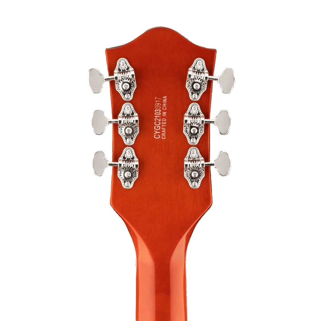 Gretsch G5420LH Electromatic Classic Hollow Body Single-Cut Left-Handed Guitar, Orange Stain