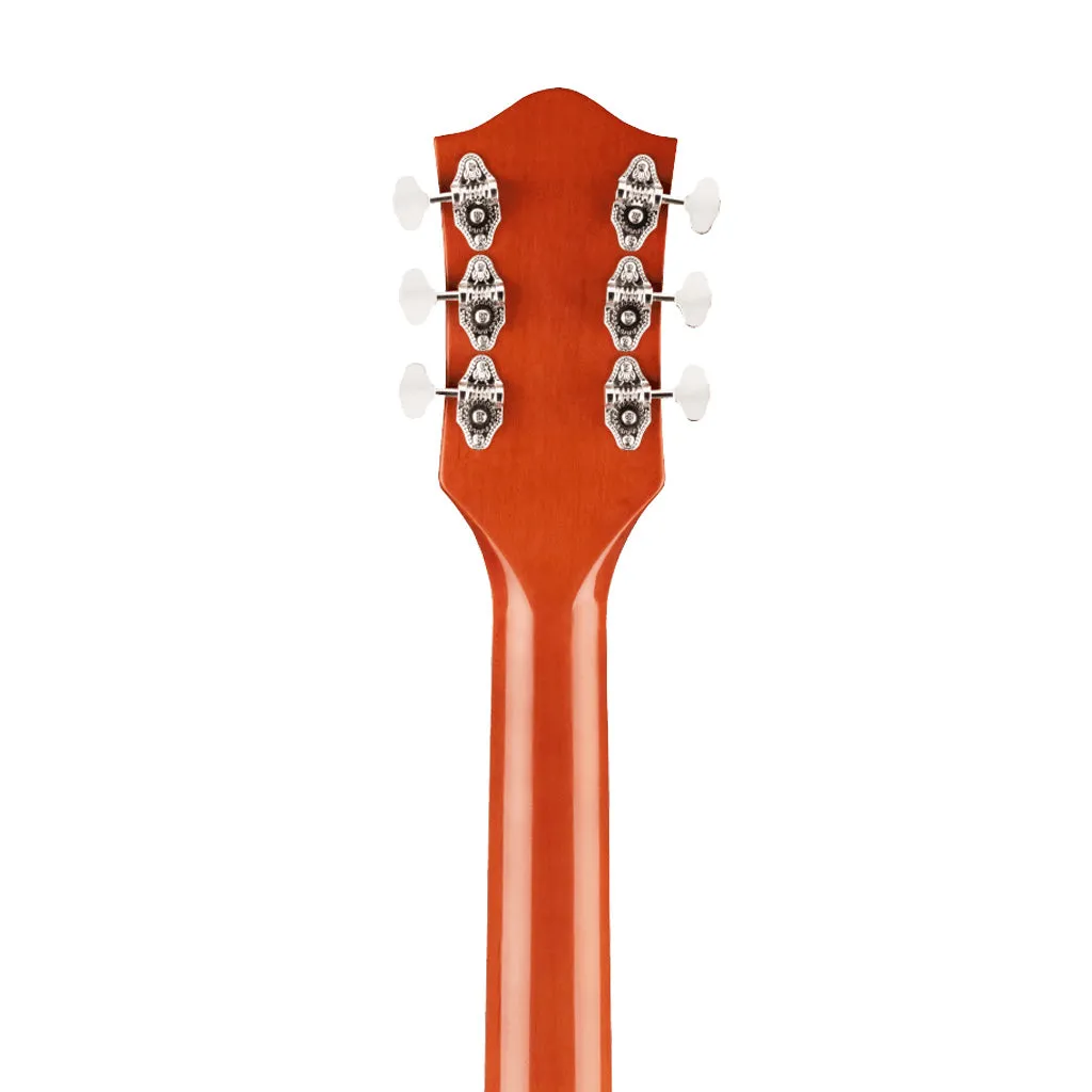 Gretsch G5420T Electromatic Classic Hollow Body Single-Cut Bigsby Electric Guitar, Orange Stain