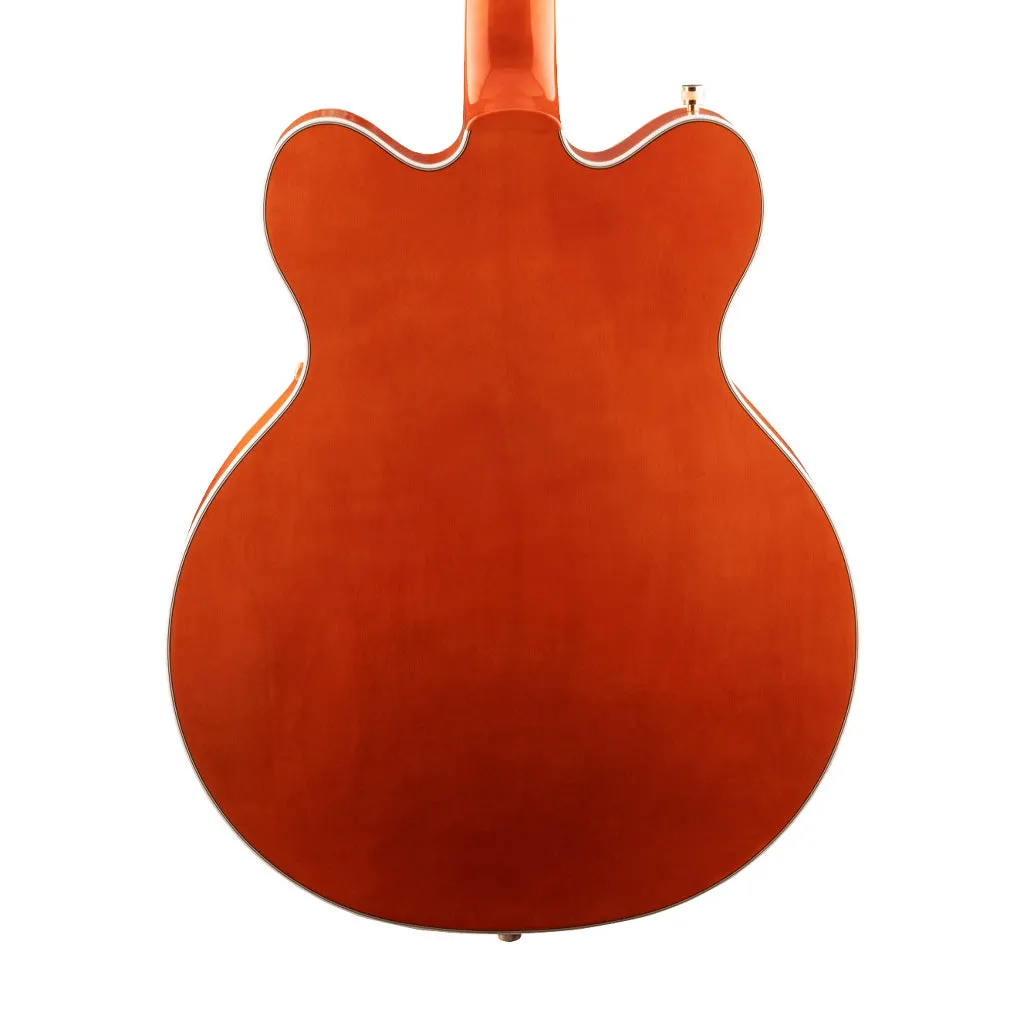 Gretsch G5422TG Electromatic Classic Hollow Body Double-Cut Bigsby Electric Guitar, Orange Stain
