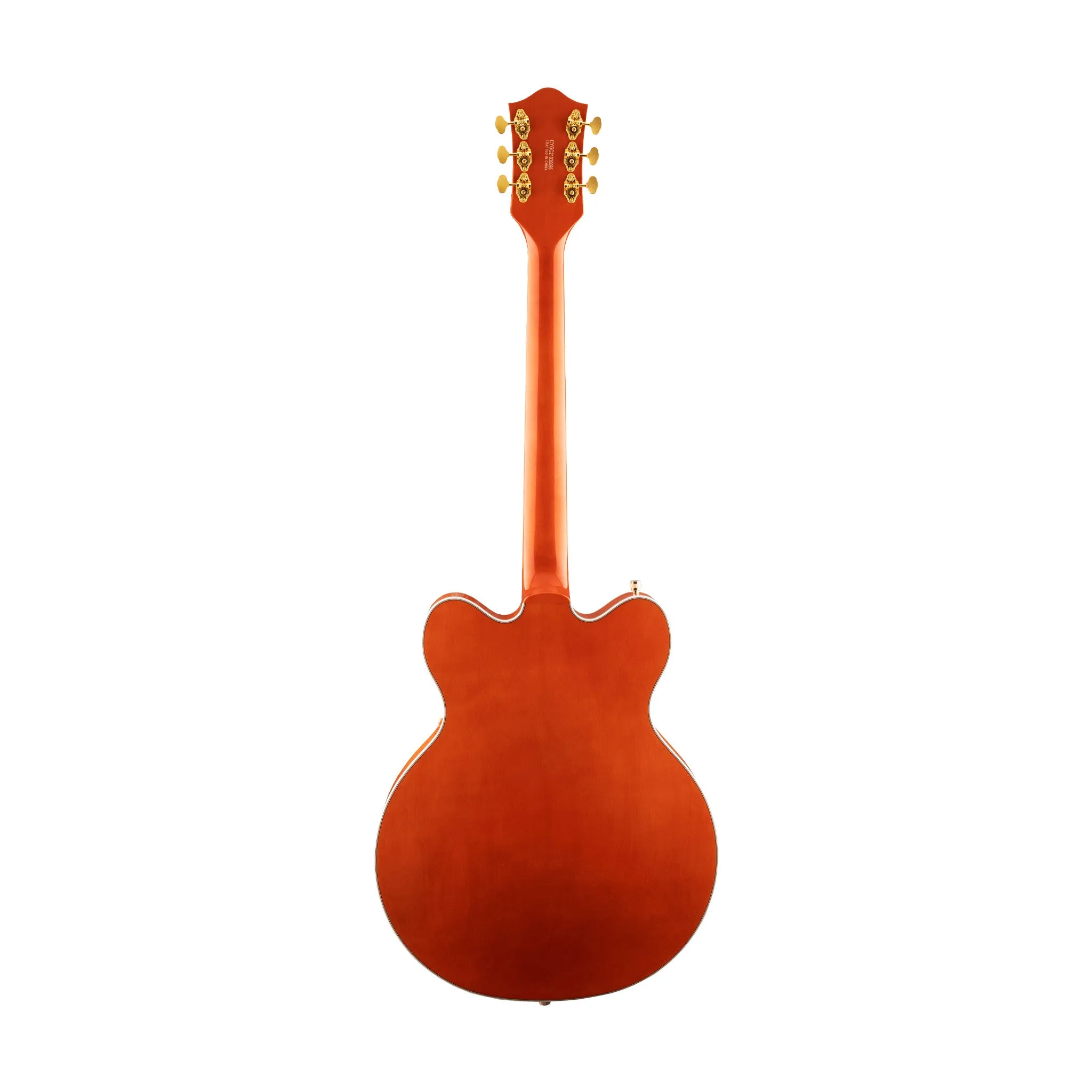 Gretsch G5422TG Electromatic Classic Hollow Body Double-Cut Bigsby Electric Guitar, Orange Stain