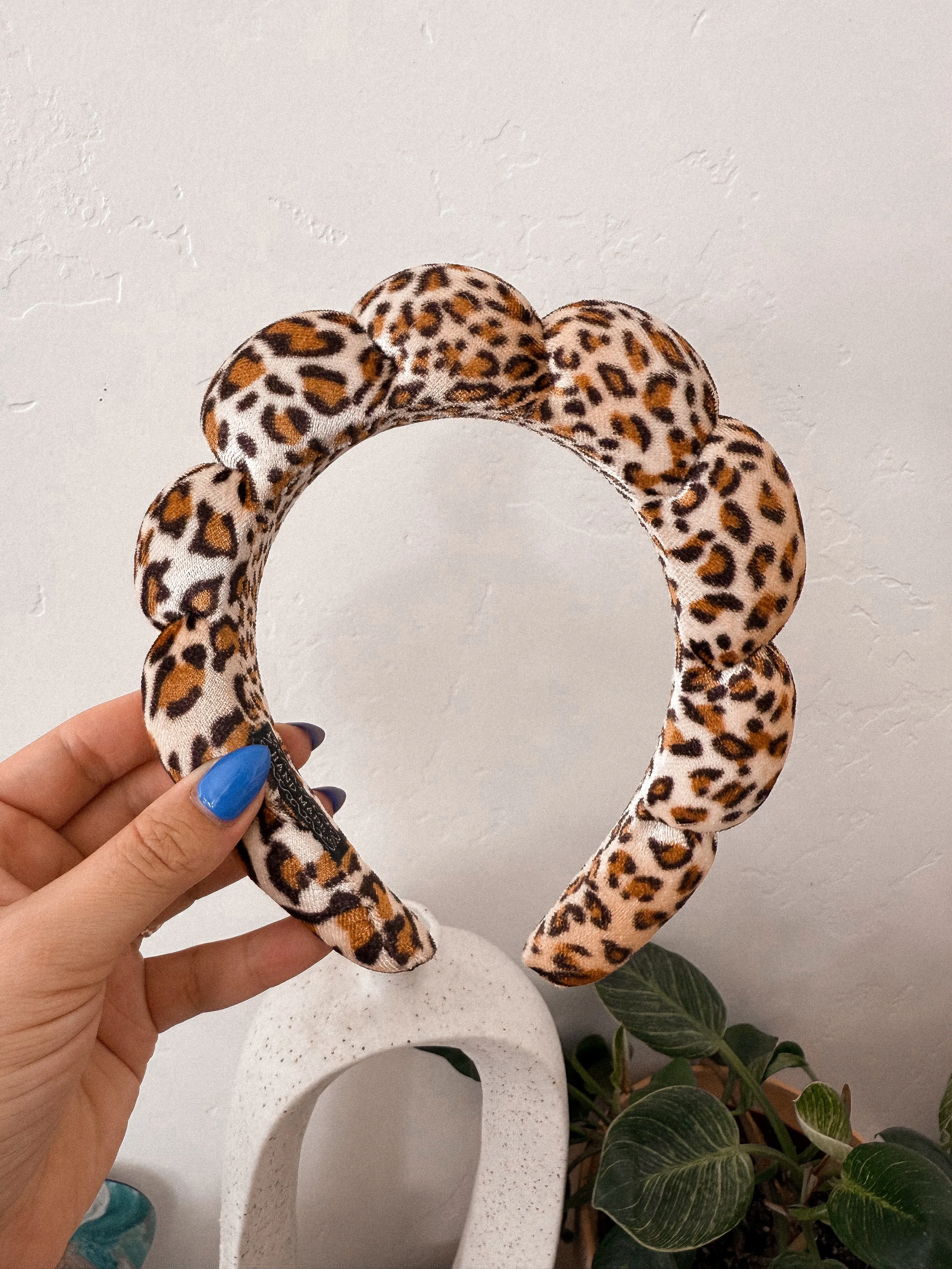 GRWM leopard headband *TAN*
