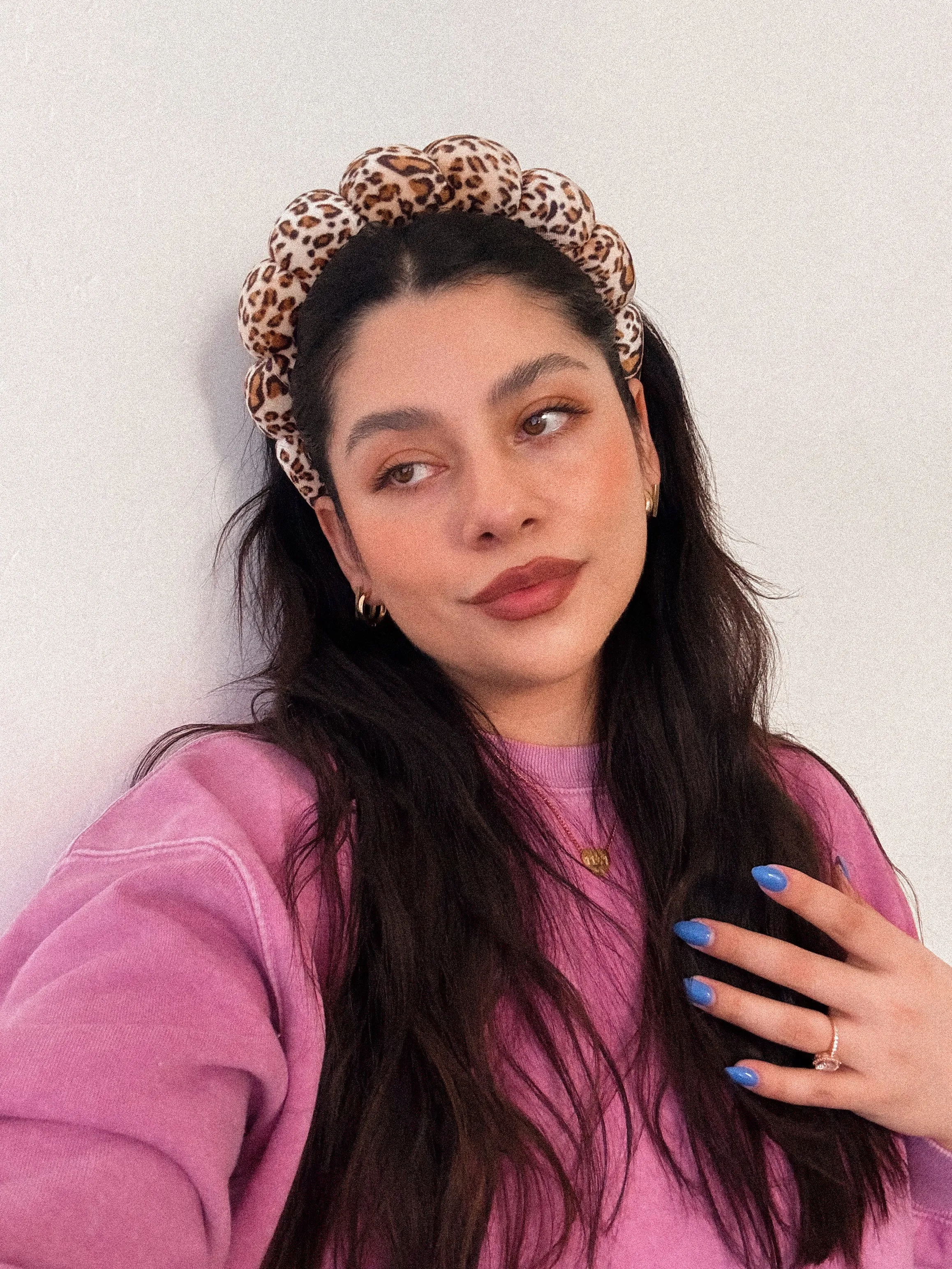 GRWM leopard headband *TAN*
