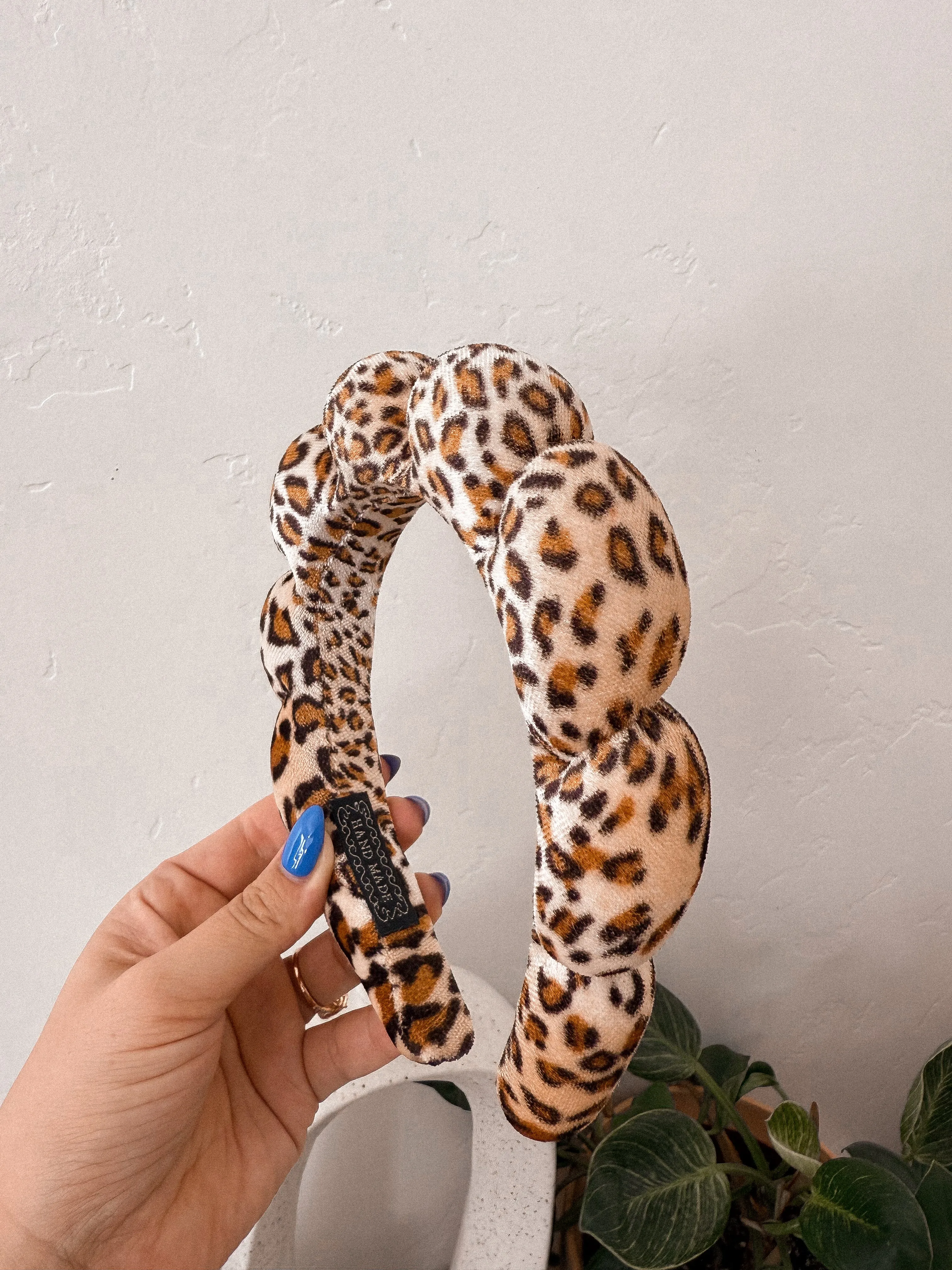 GRWM leopard headband *TAN*