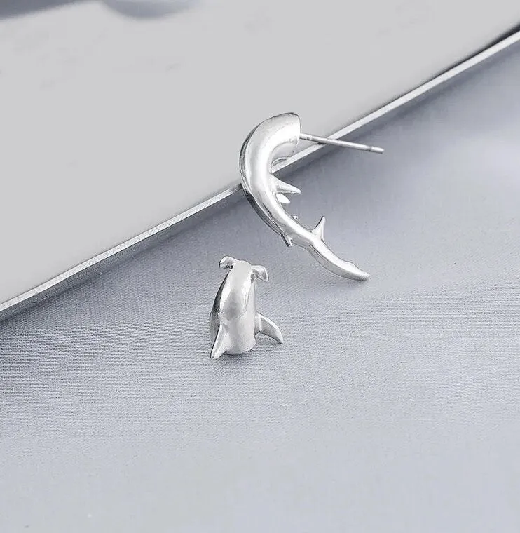 Hammerhead Shark Earring – Gold and Silver Plated