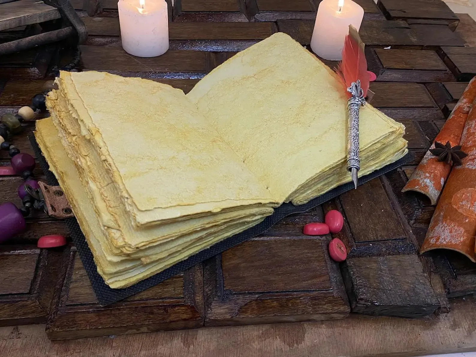 Handmade Leather Journal Tree of Life