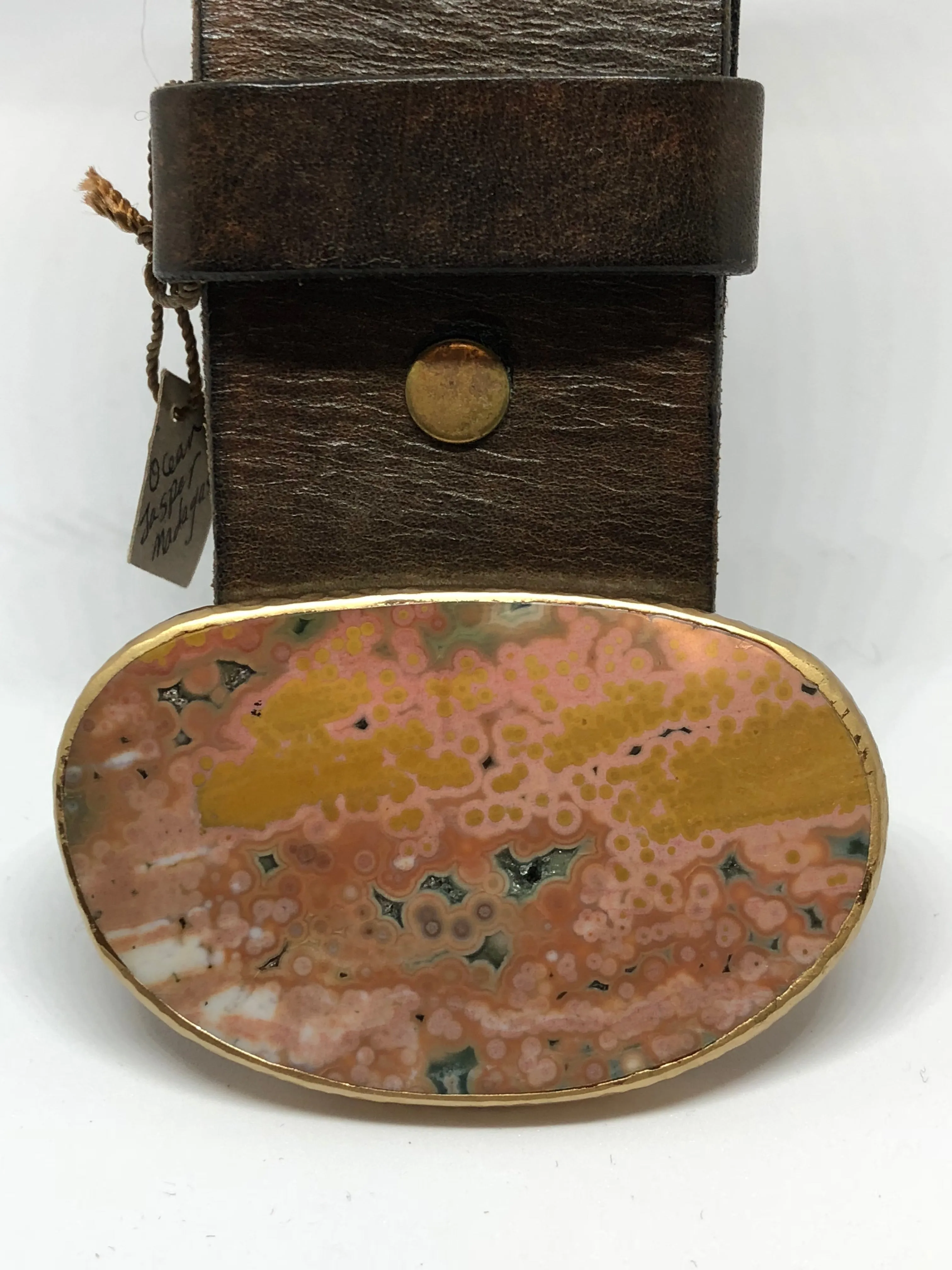 Heather Benjamin Ocean Jasper Belt