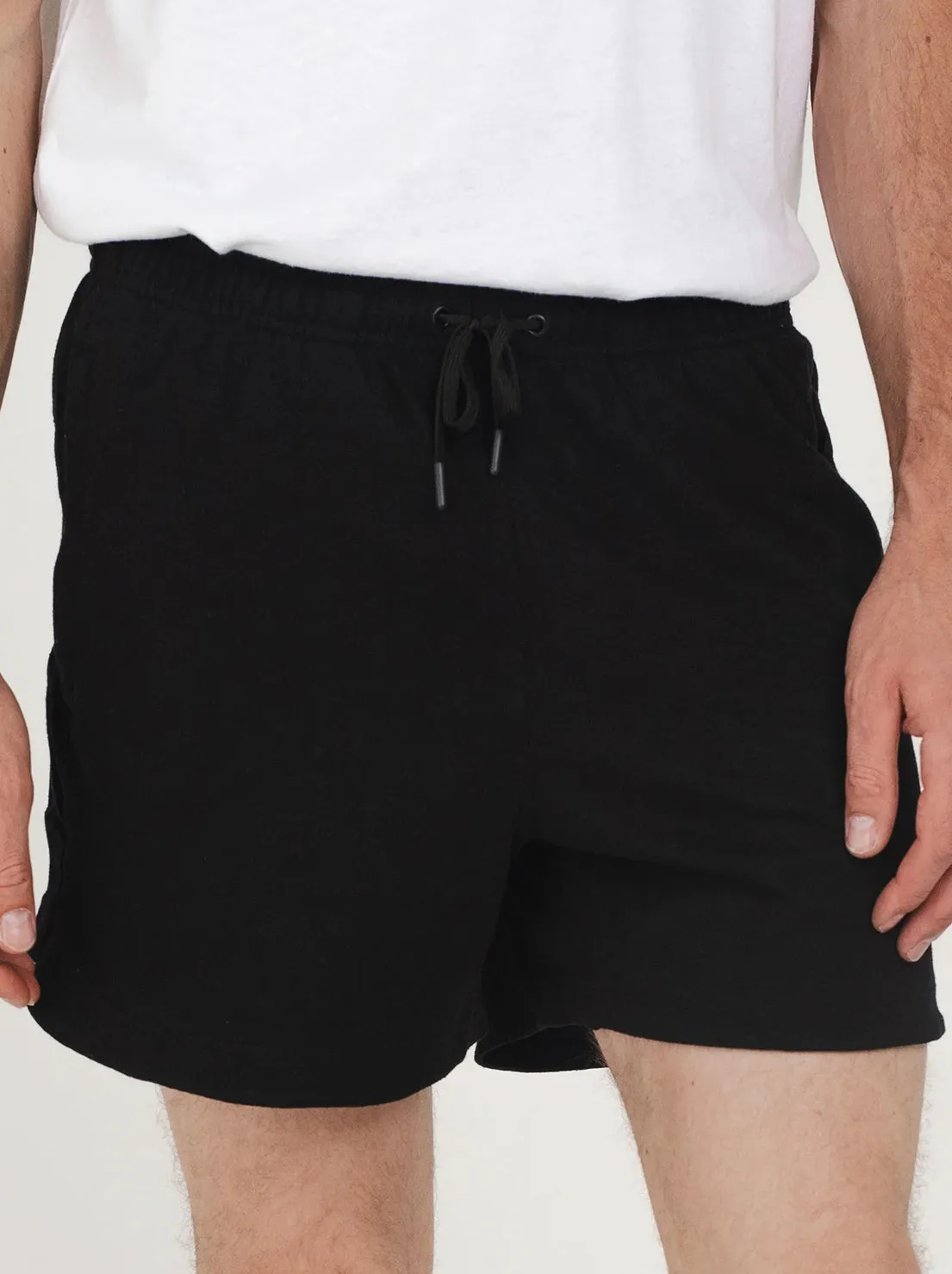 Hemp Clothing Australia - Sport Shorts - Black