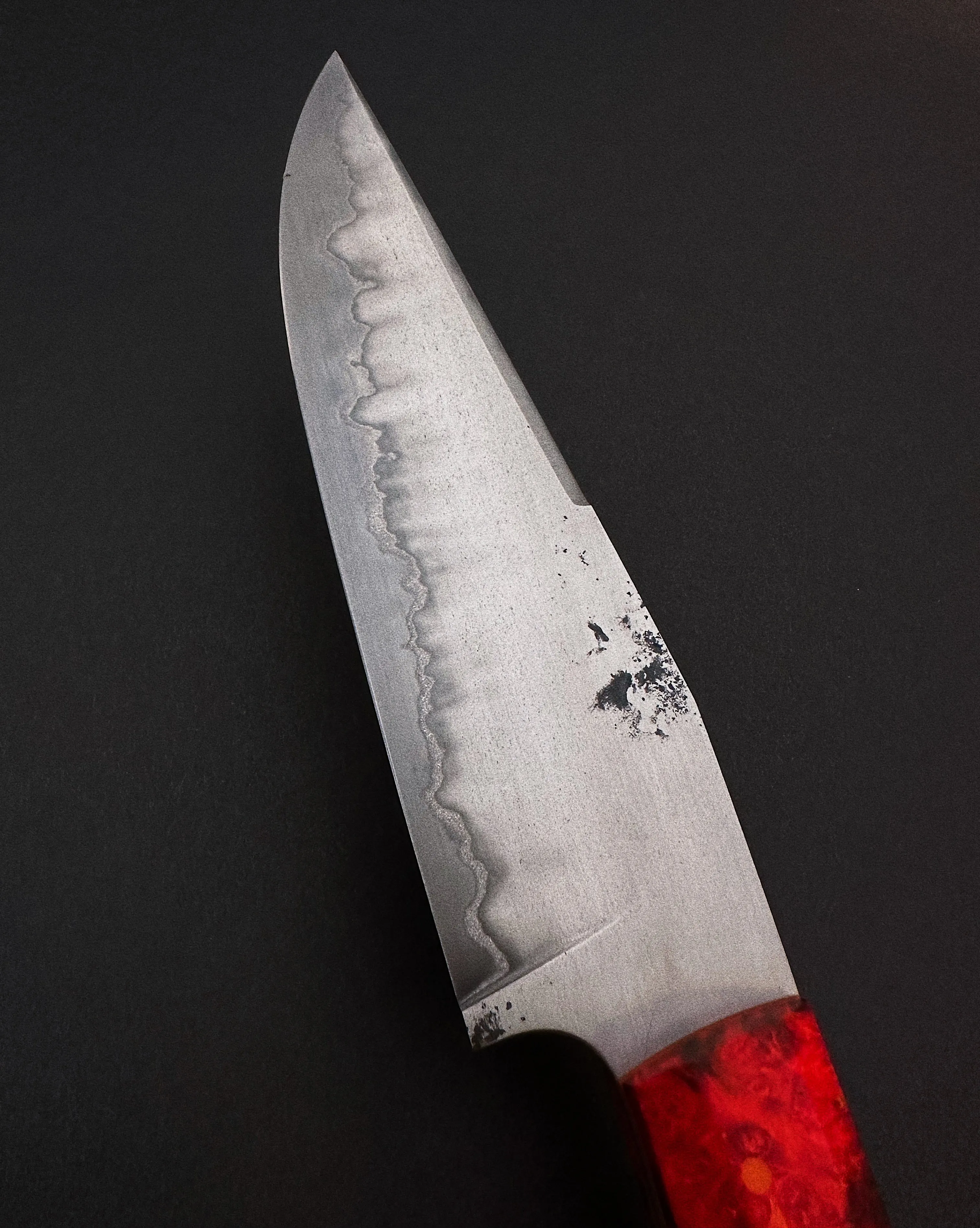 High Carbon EDC in Redwood Burl and Maple Burl