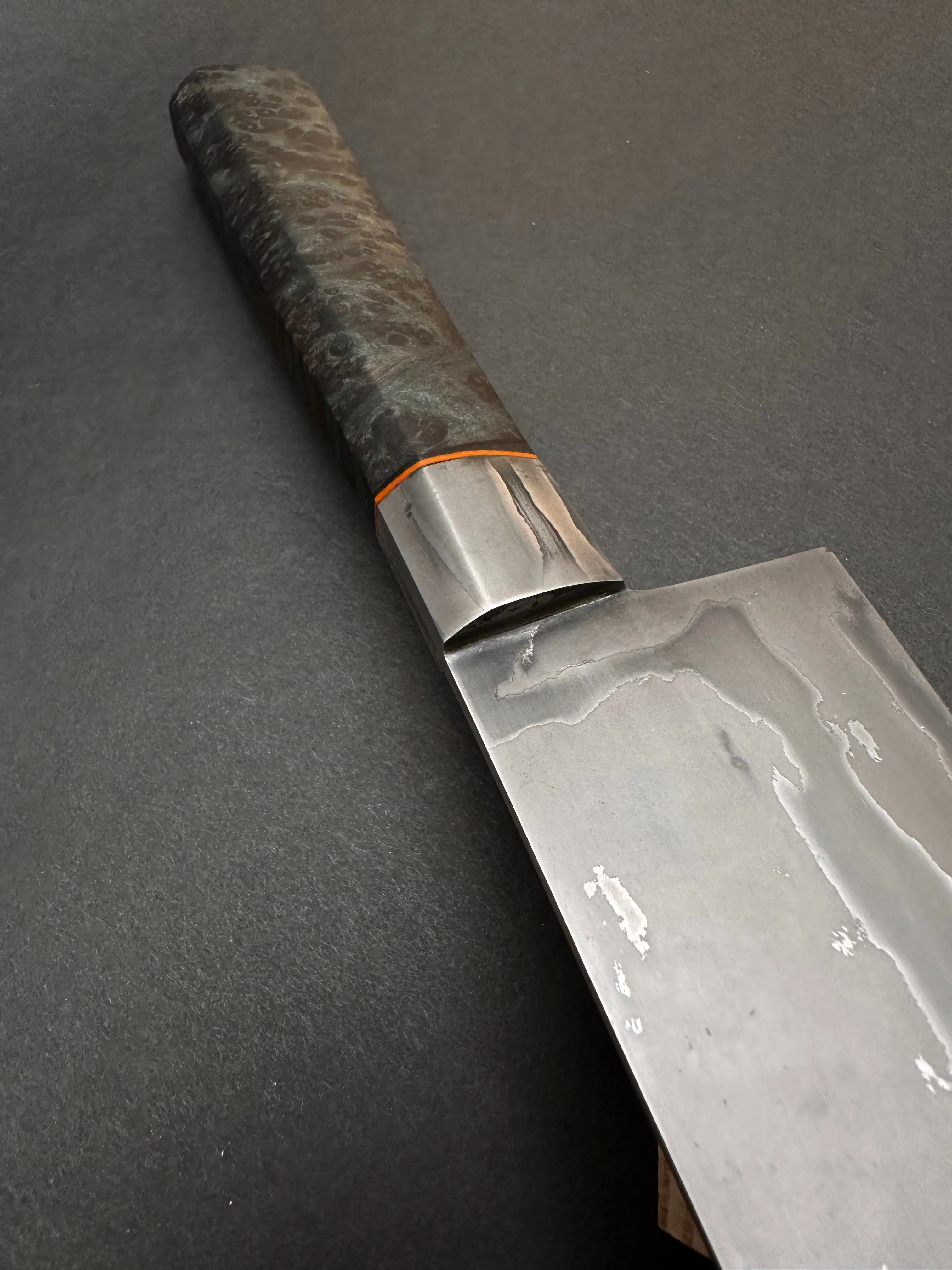 High-Carbon Integral Chefs in Redwood Burl