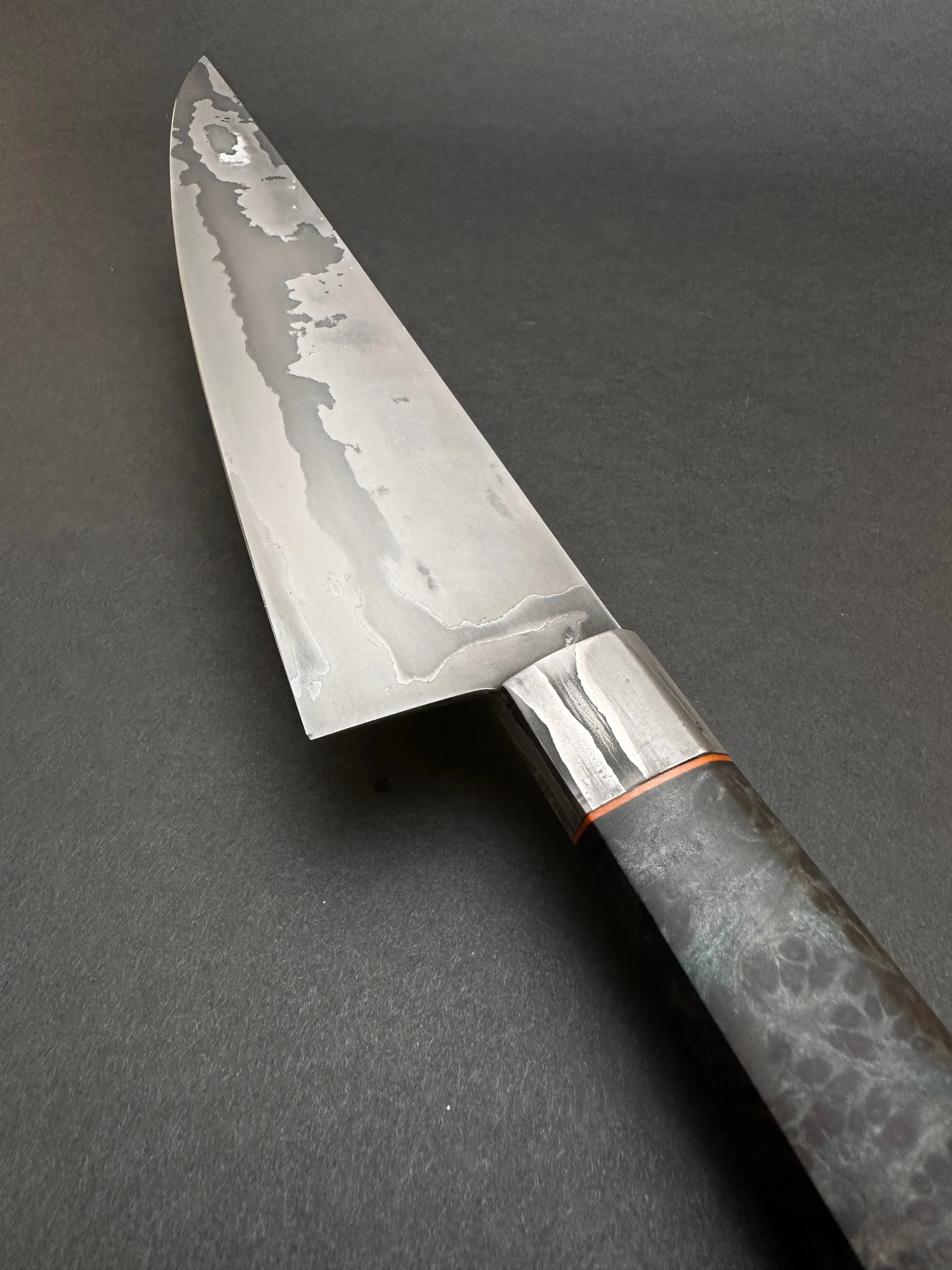 High-Carbon Integral Chefs in Redwood Burl