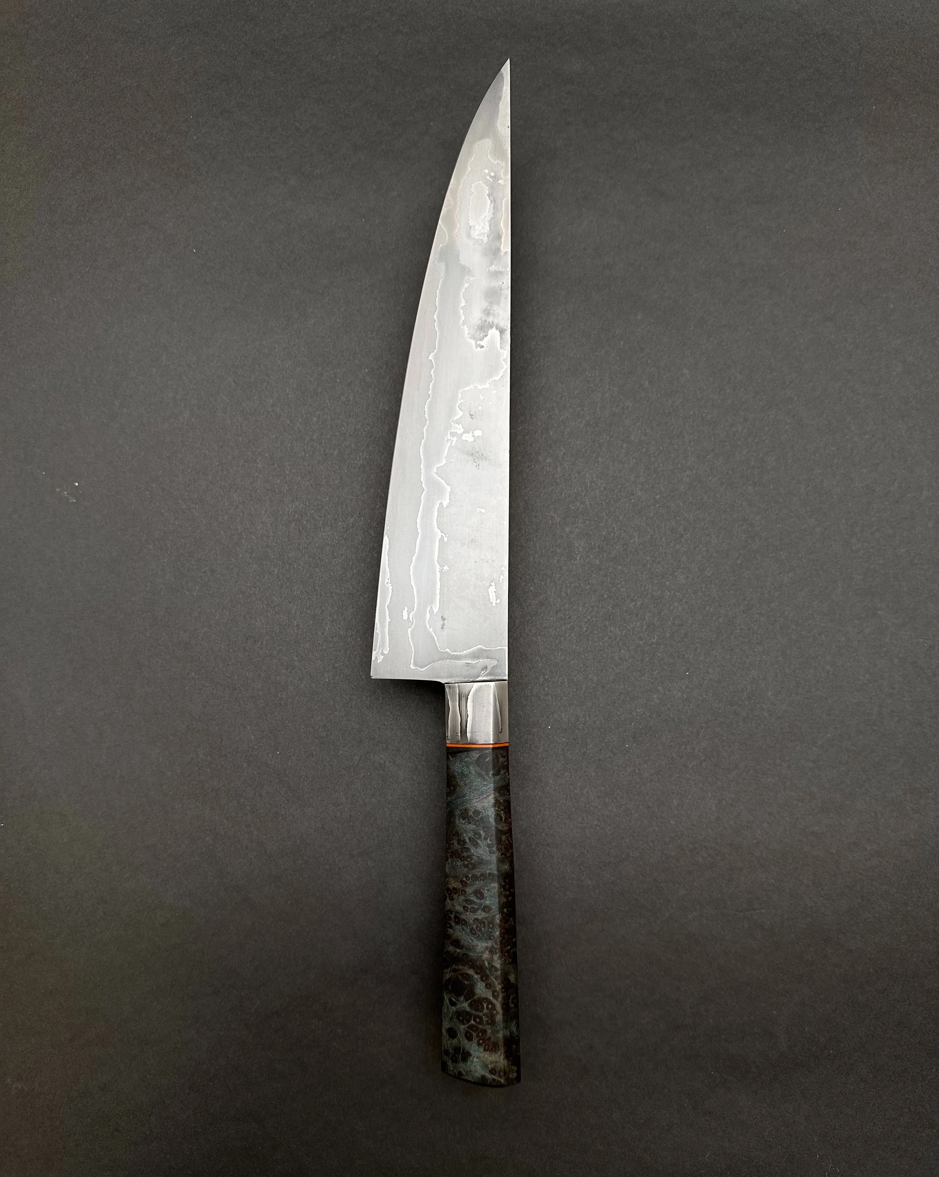 High-Carbon Integral Chefs in Redwood Burl