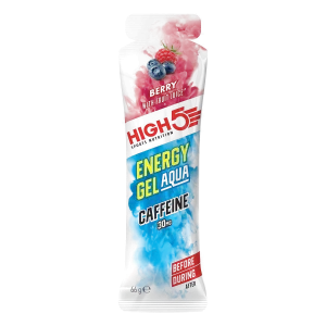 HIGH5 Energy Gel Aqua Caffeine Berry 66g (Single)