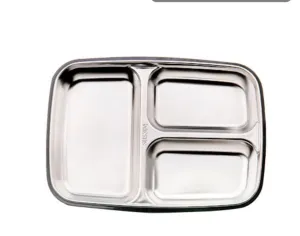 Homlly Compartment Stainless Steel Thermal Bento Lunch Box