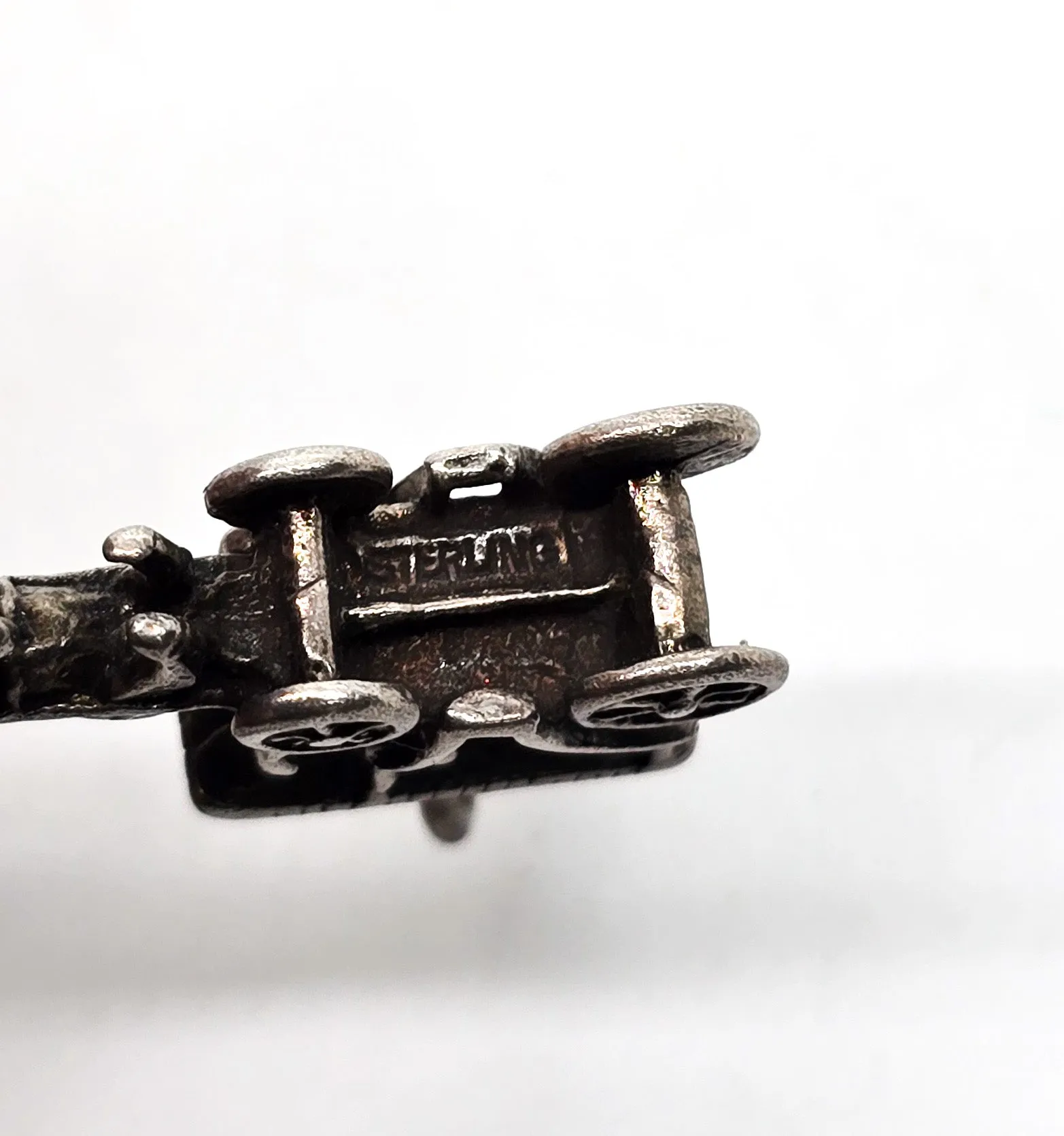 Horse and Buggy Charm Horse Drawn Carriage Surrey sterling silver pendant charm