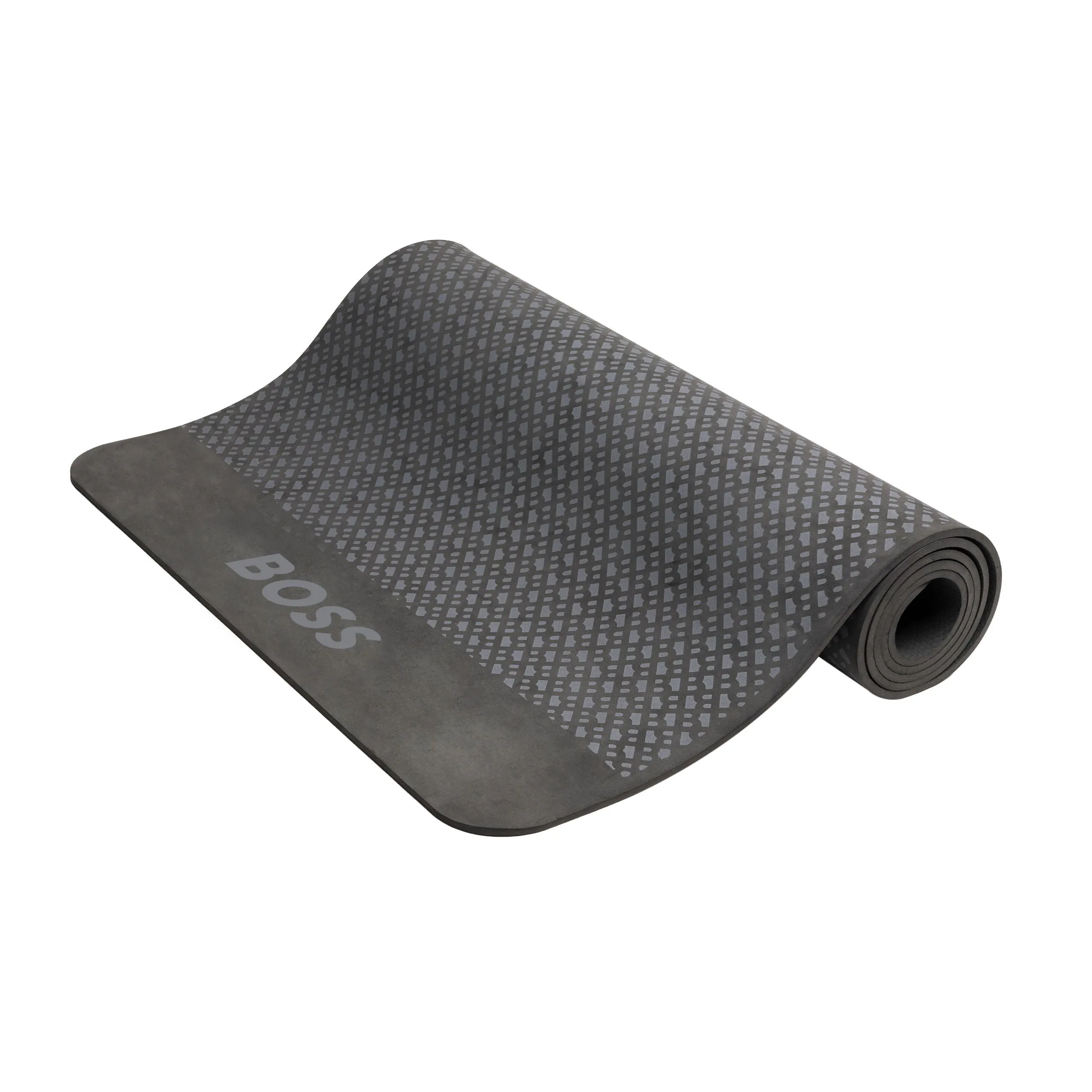 HUGO BOSS HAY374A-Yoga mat Monogram Dark Grey