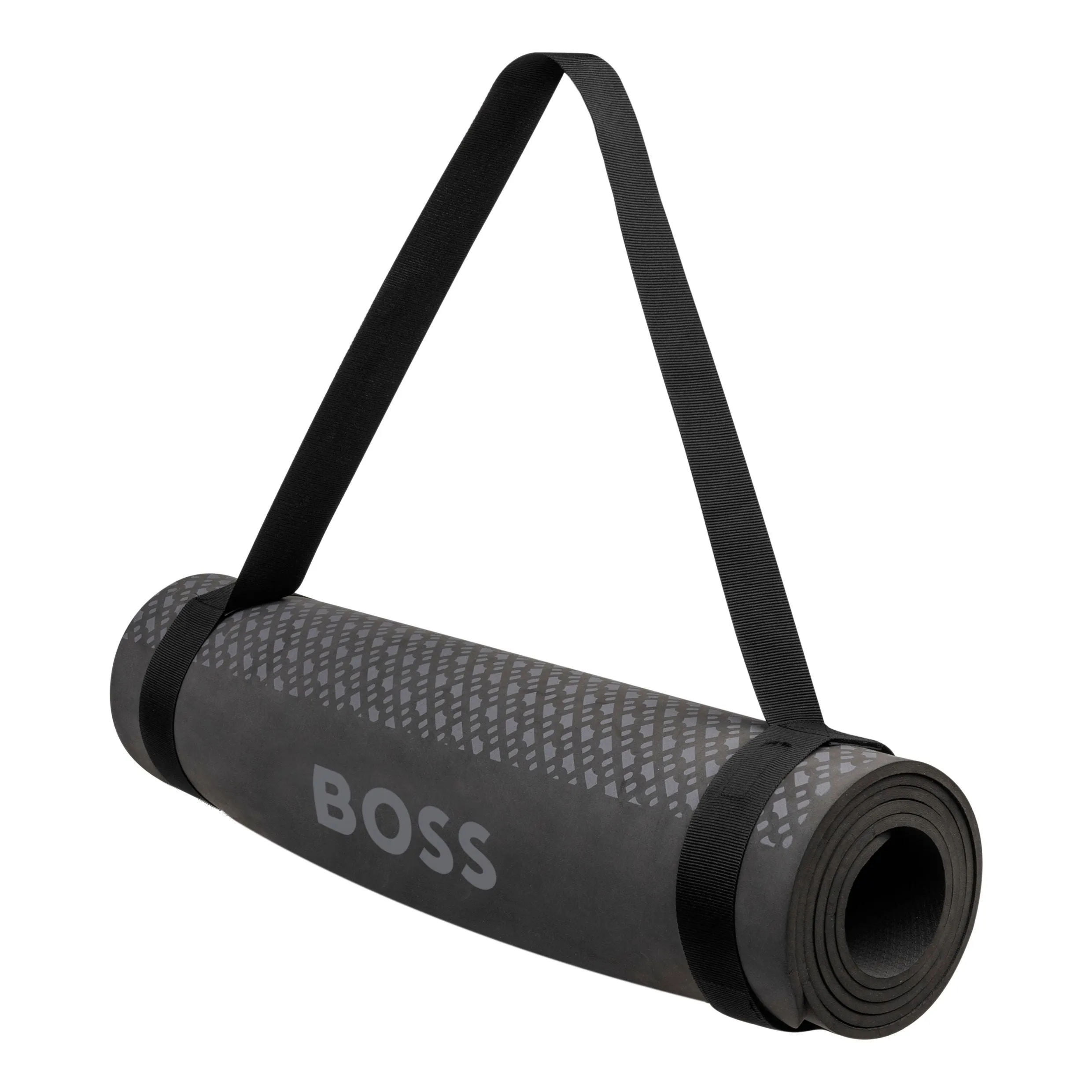 HUGO BOSS HAY374A-Yoga mat Monogram Dark Grey