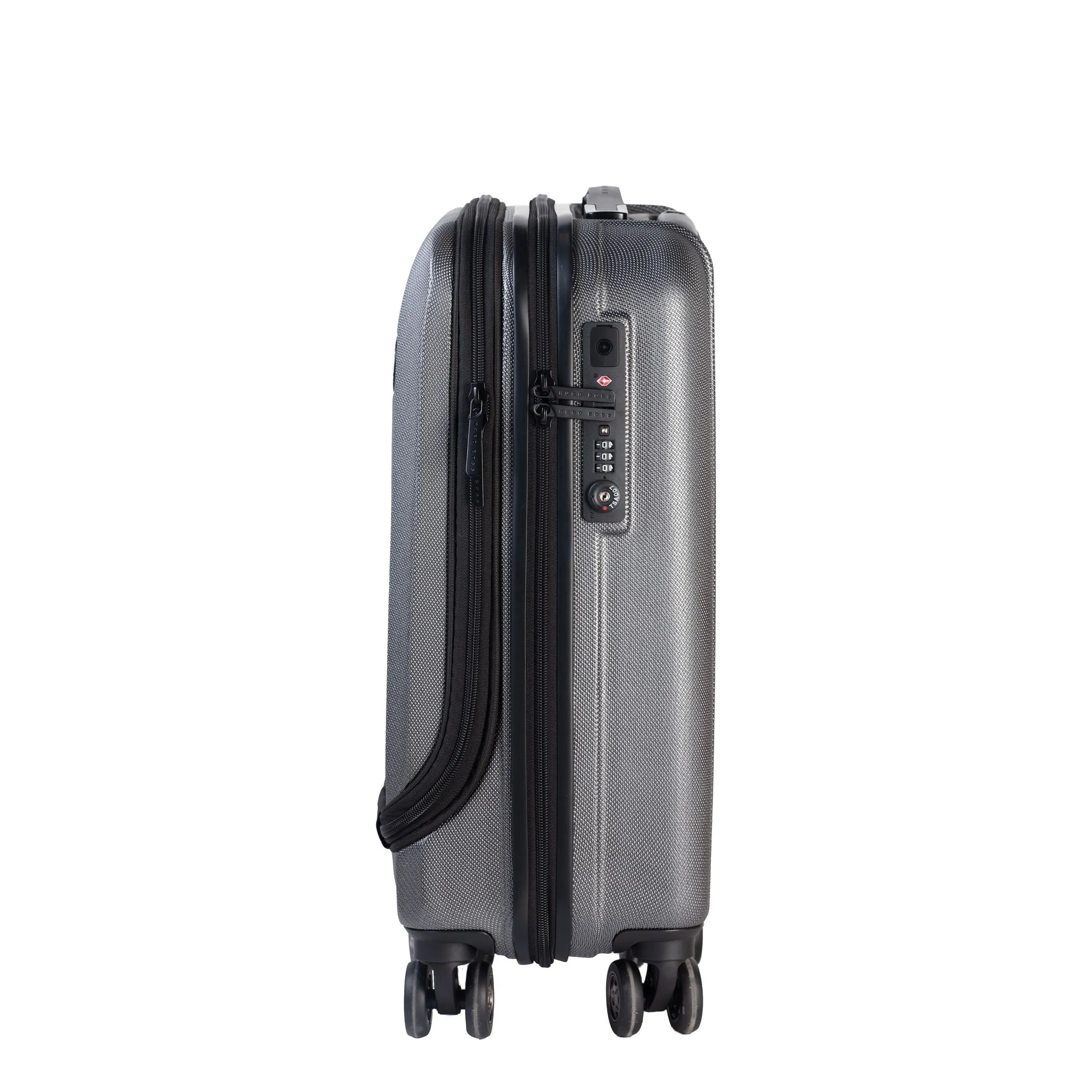 HUGO BOSS HTU105J-Trolley with laptop compartment Gleam