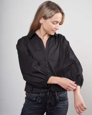 hutton top - black