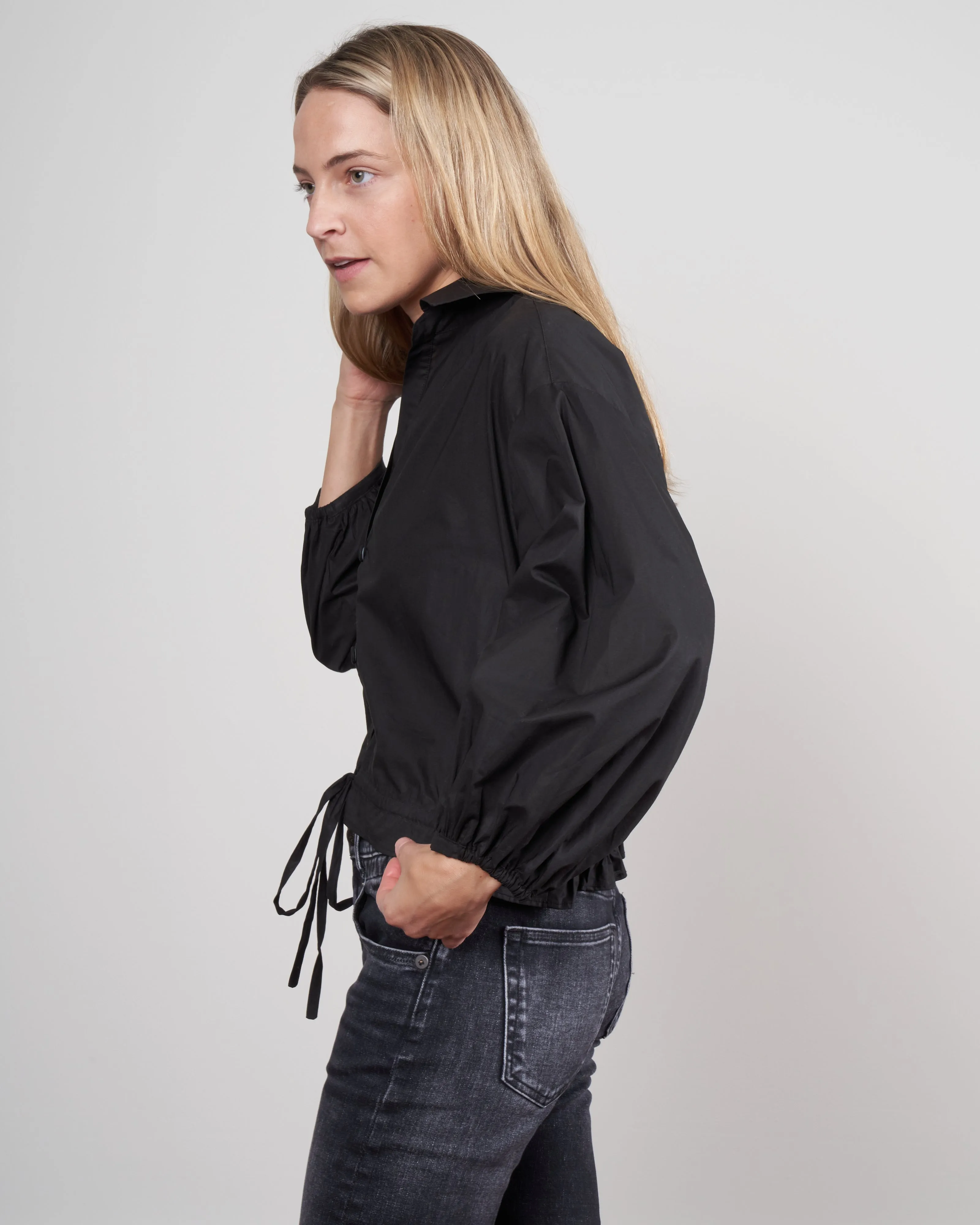 hutton top - black