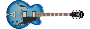 Ibanez AF75 Artcore Jet Blue Burst, Hollow Body Electric Guitar