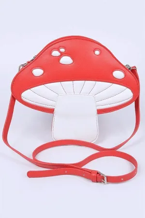 Iconic Mushroom Novelty Crossbody Bag