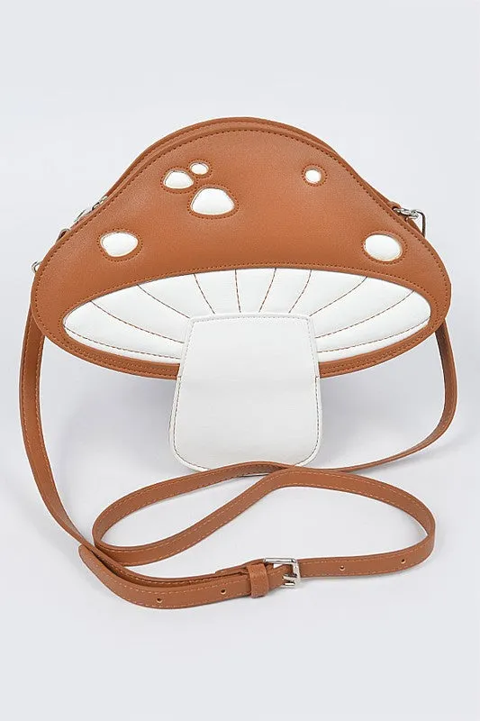 Iconic Mushroom Novelty Crossbody Bag