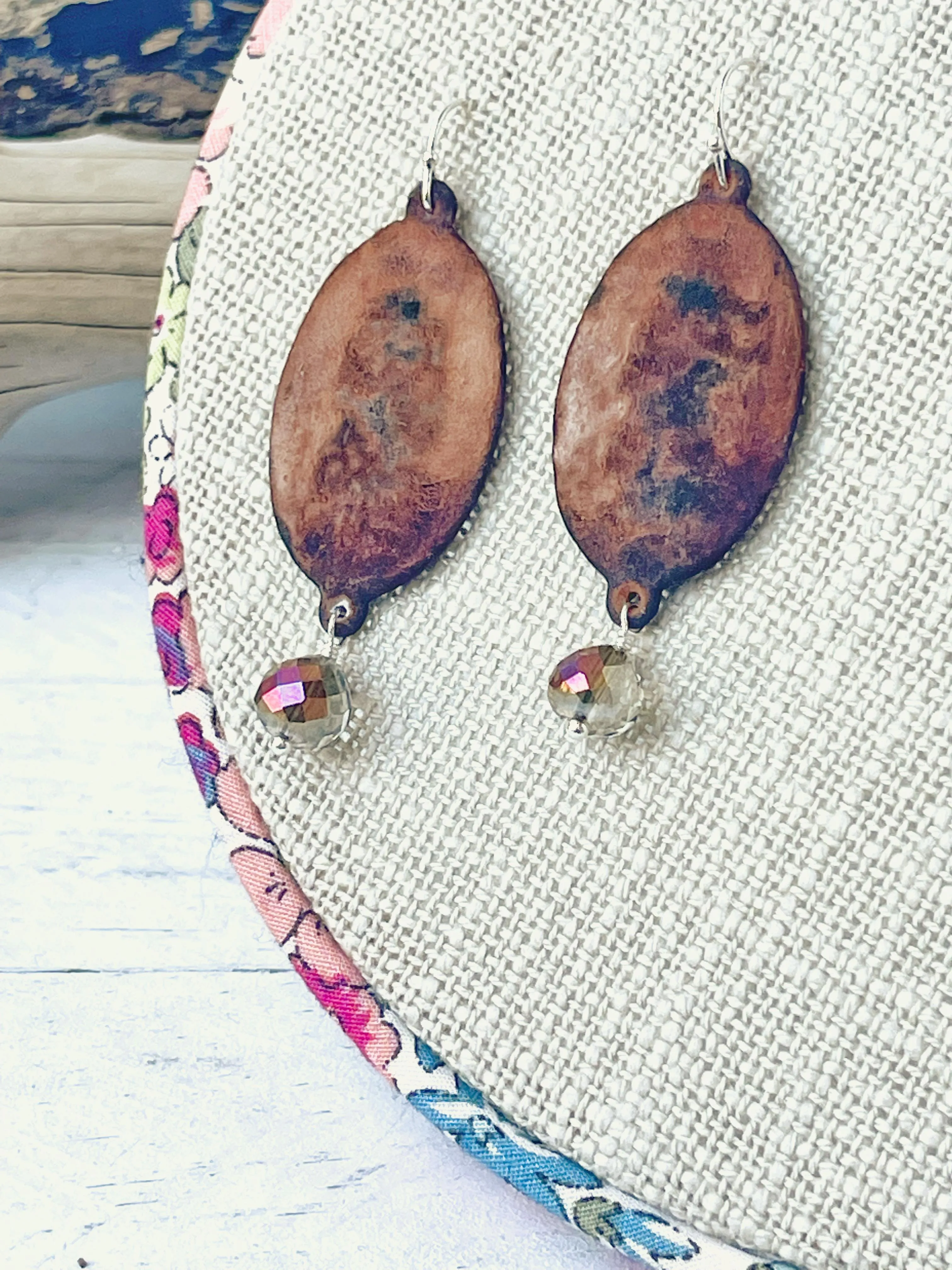 I'm Not Your Mother Earrings - Rust
