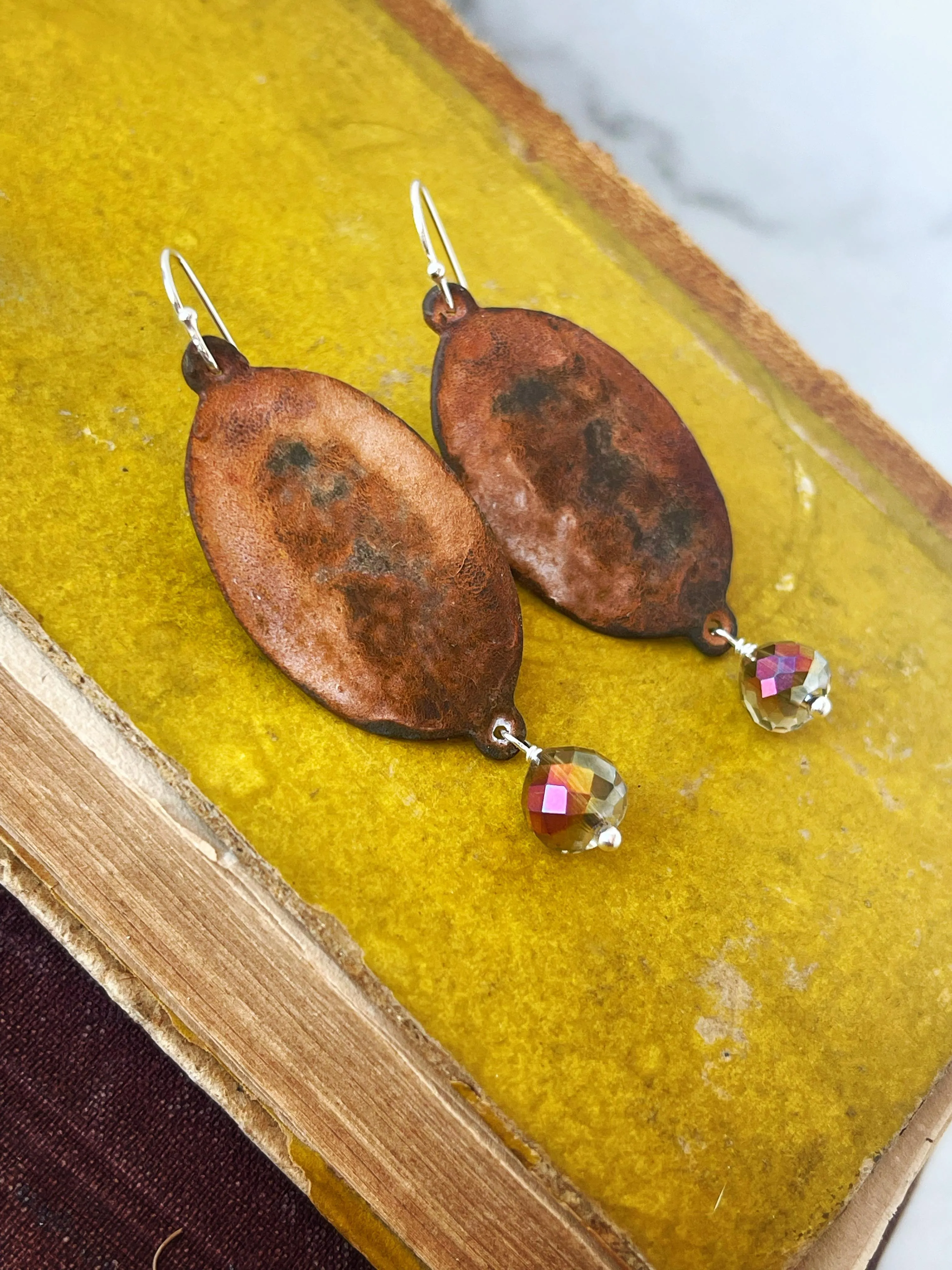 I'm Not Your Mother Earrings - Rust