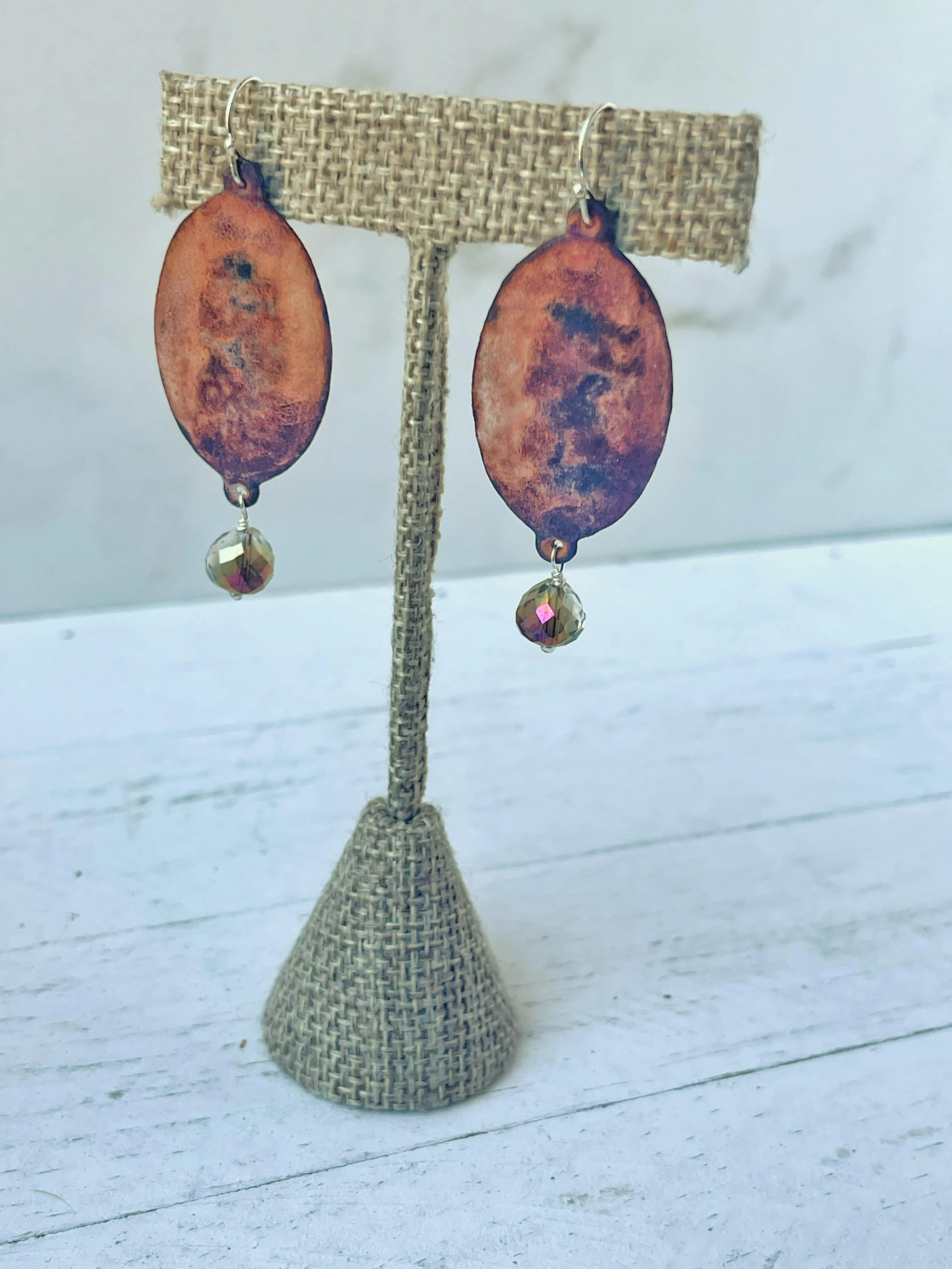 I'm Not Your Mother Earrings - Rust