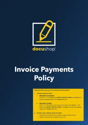Invoice Payments Policy