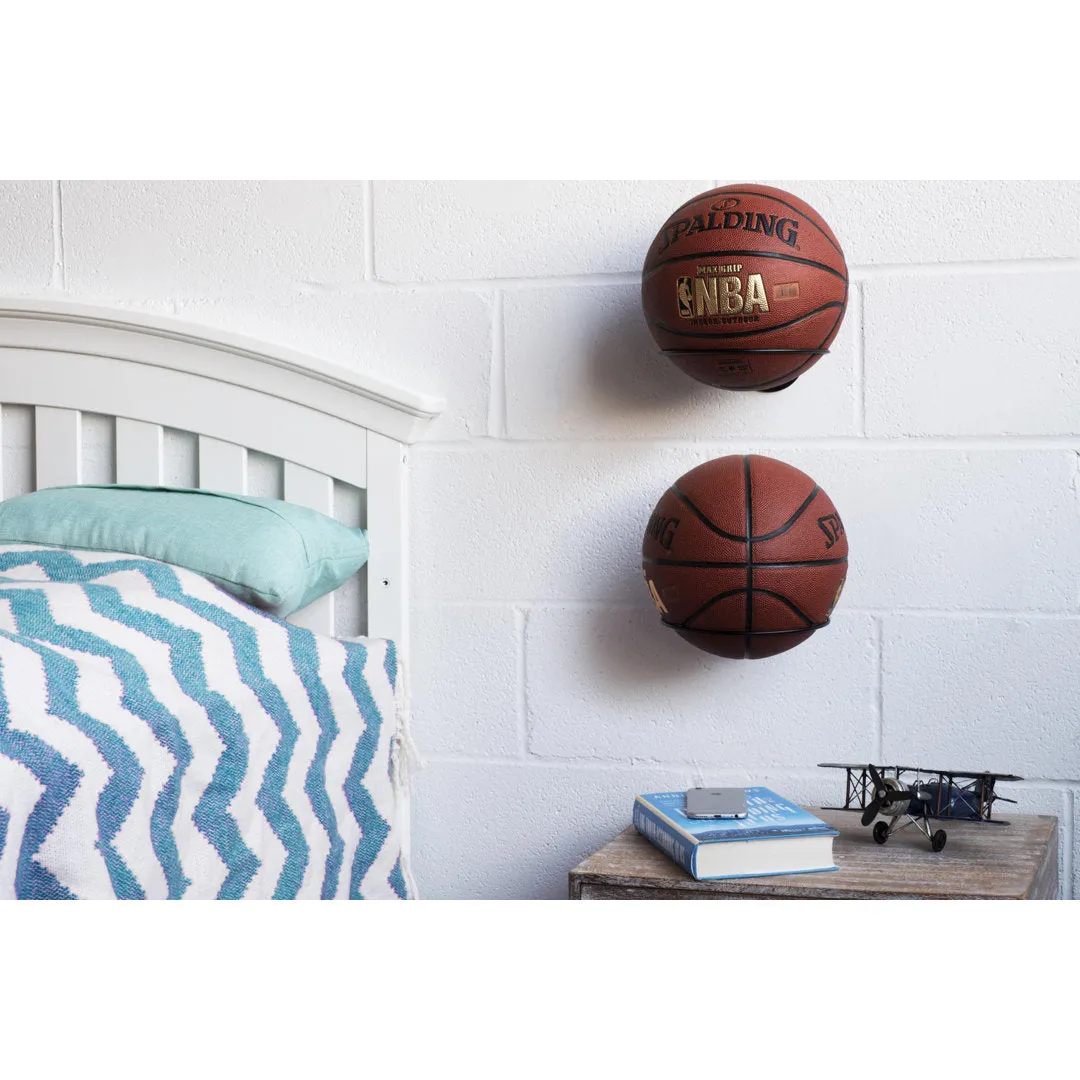Ixelles Wall Mounted Sports Rack Rebrilliant