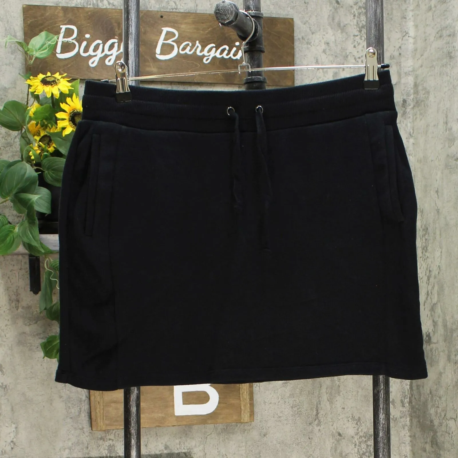 Jones New York Women's French Terry Skort Black Large