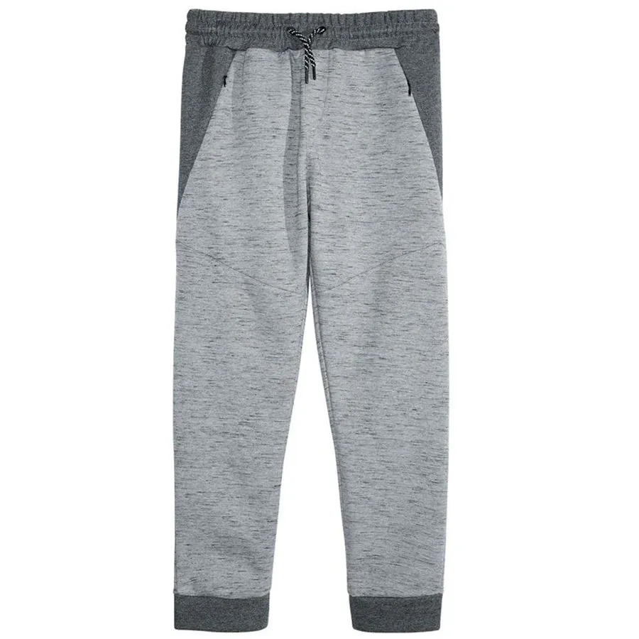 Kids Boy Color Block Jogger pant Grey