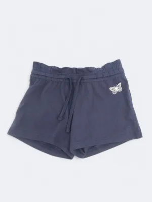 Kid's Girl's Plain Shorts,Navy