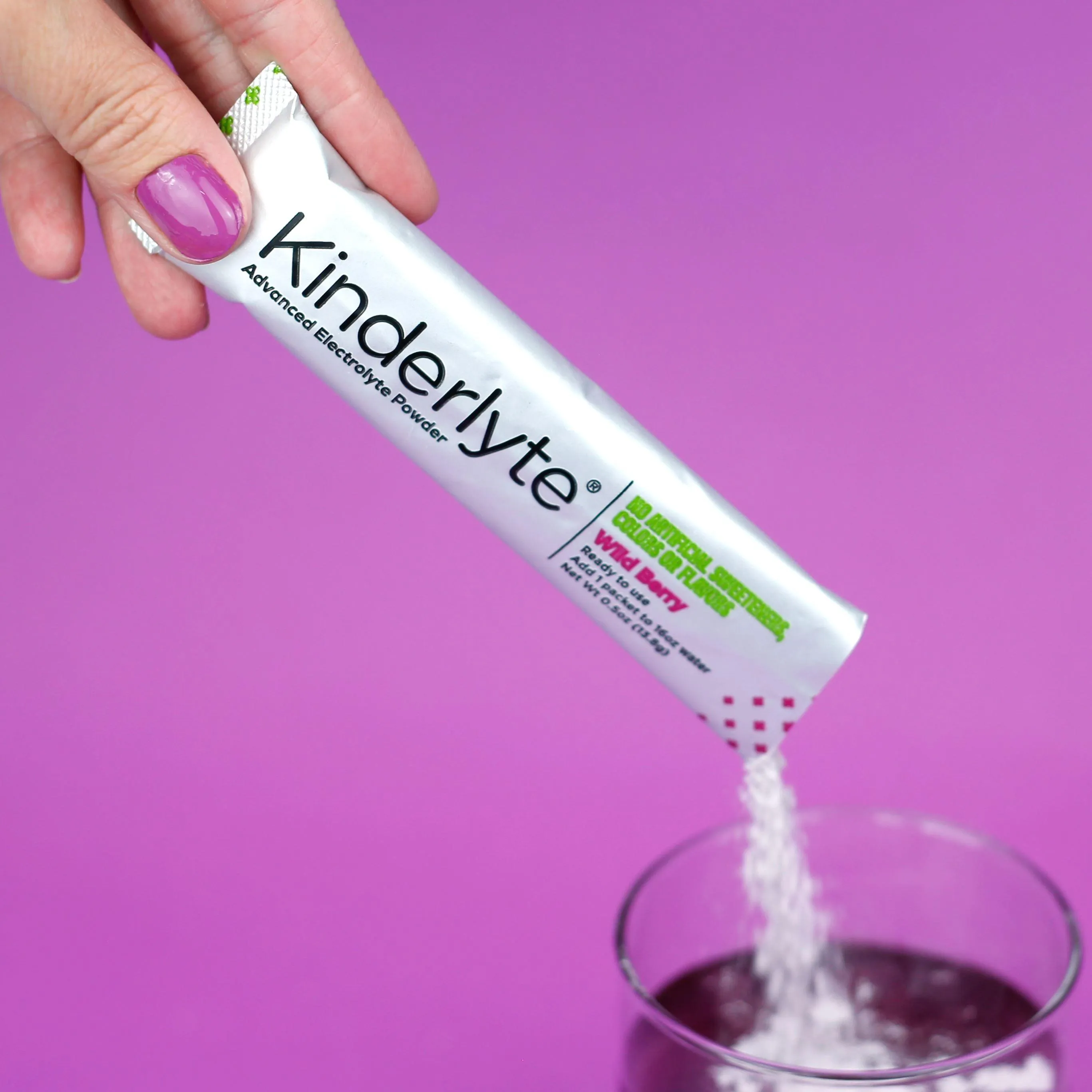 KinderLyte® 16ct Advanced Electrolyte Powder Wild Berry