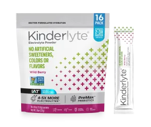 KinderLyte® 16ct Advanced Electrolyte Powder Wild Berry