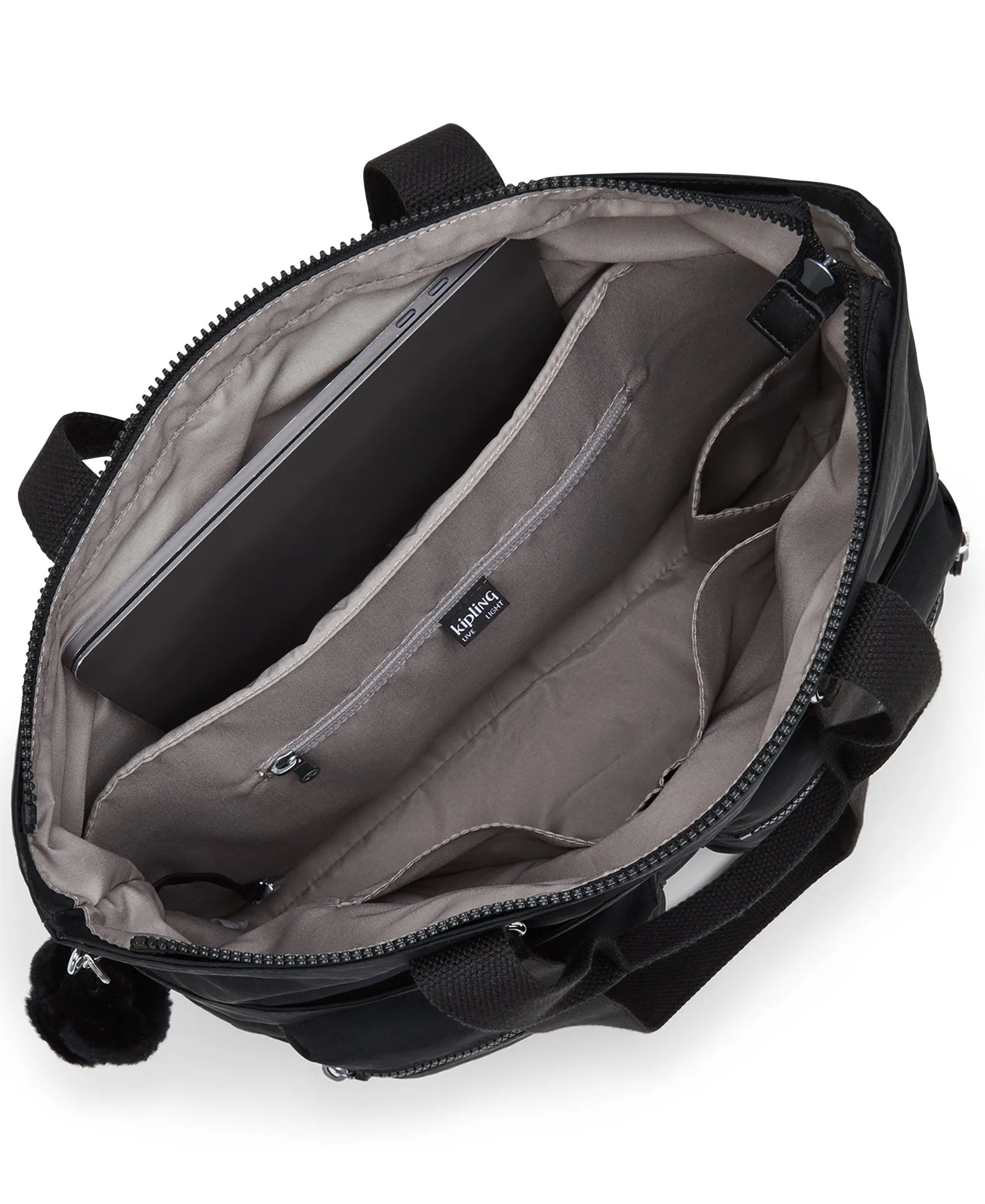 Kipling India Black Noir Large Tote I4609-P39