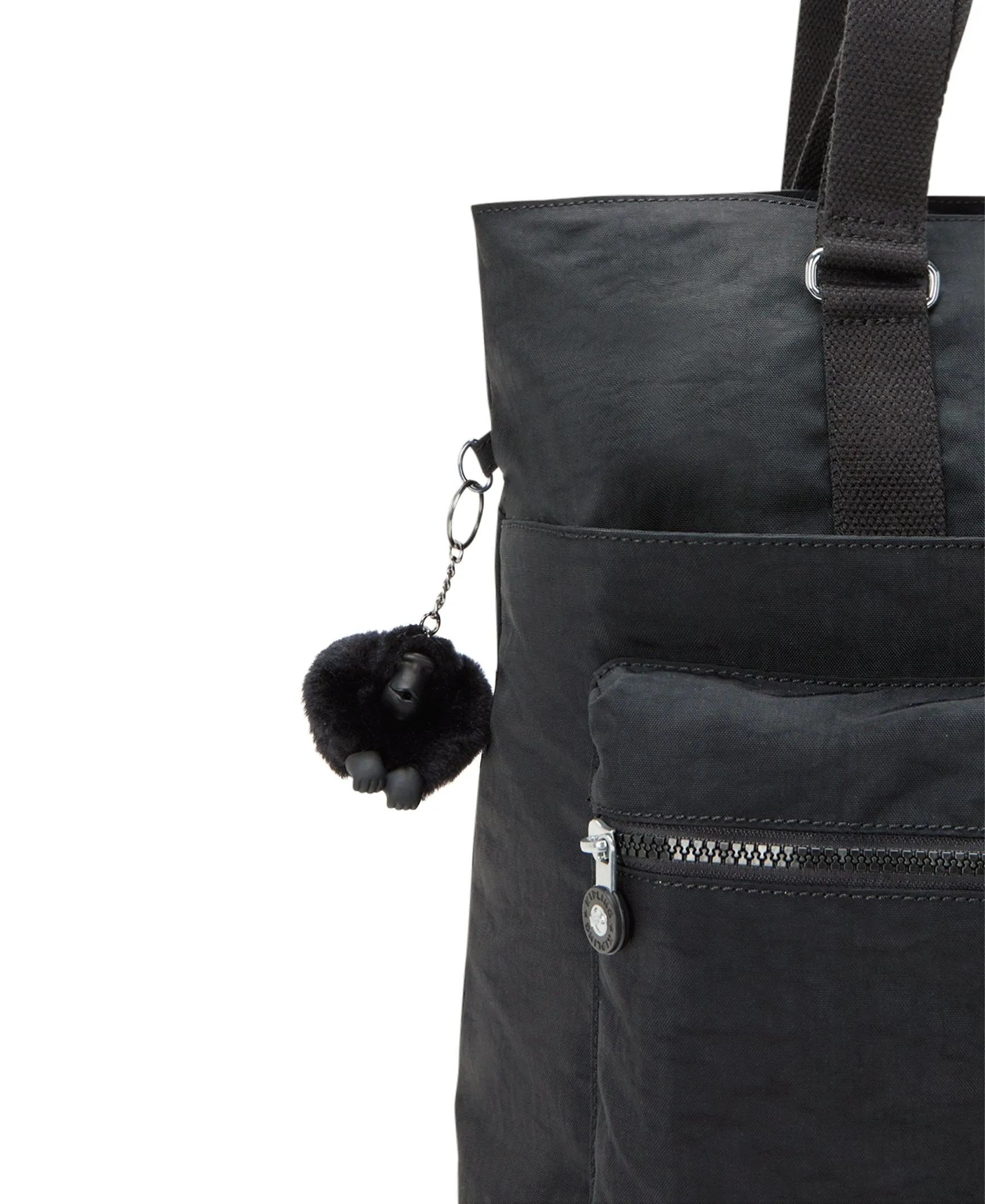 Kipling India Black Noir Large Tote I4609-P39