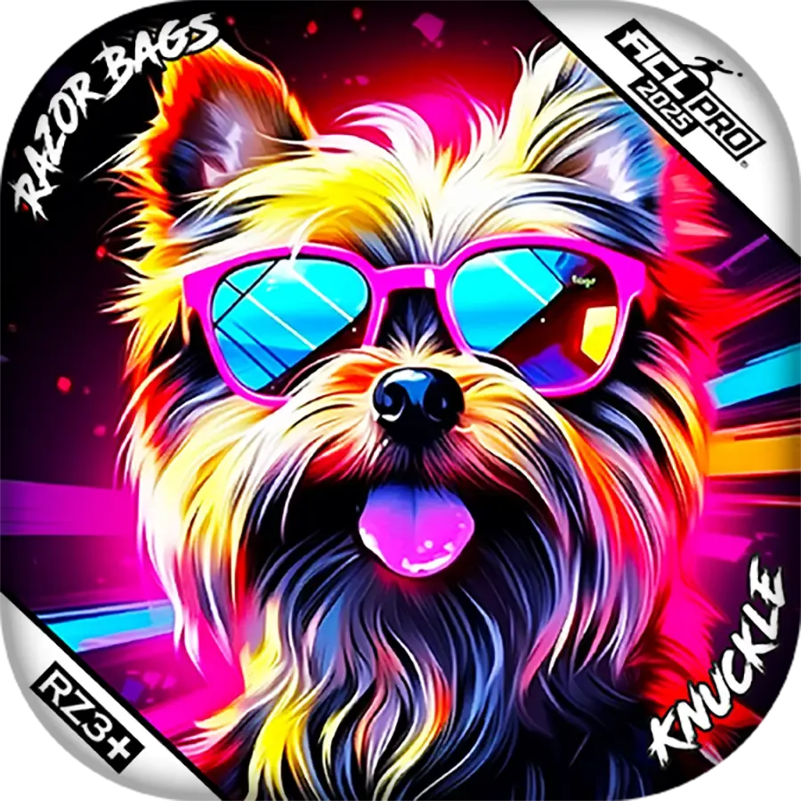 Knuckle | Yorkie | ACL PRO Razor Cornhole Bags
