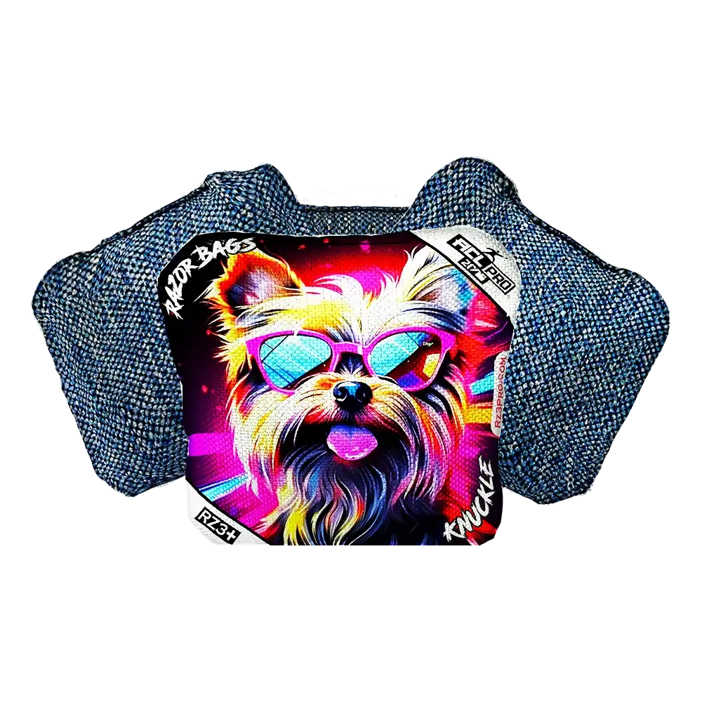 Knuckle | Yorkie | ACL PRO Razor Cornhole Bags