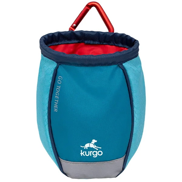 Kurgo Go Stuff It Treat Bag Coastal Blue