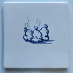KV Tiles, "Trash Bags" SOLD