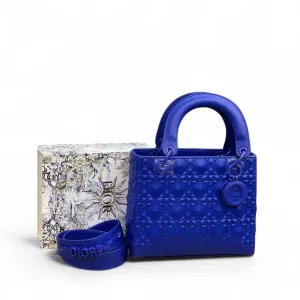 Lady Dior Bag – Electric Blue Patent Cannage