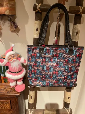 Large canvas Southwest TOTE BAG by Montana West