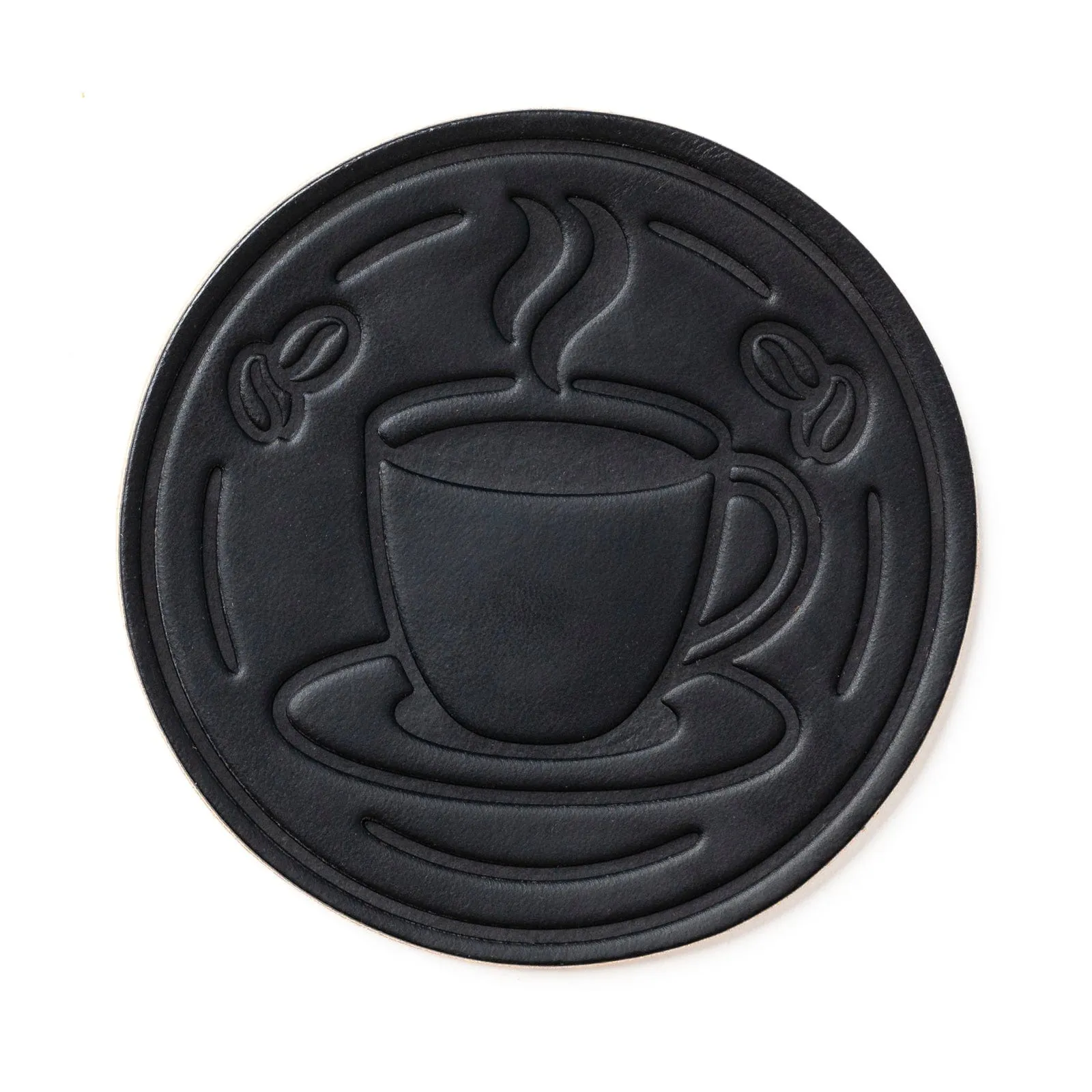 Leather Coasters 4 Pack - Coffee