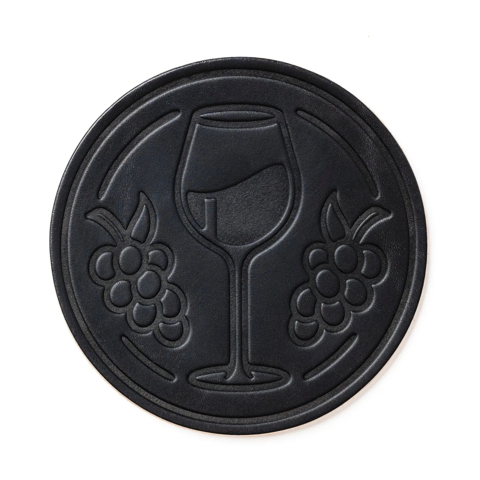 Leather Coasters 4 Pack - Merlot