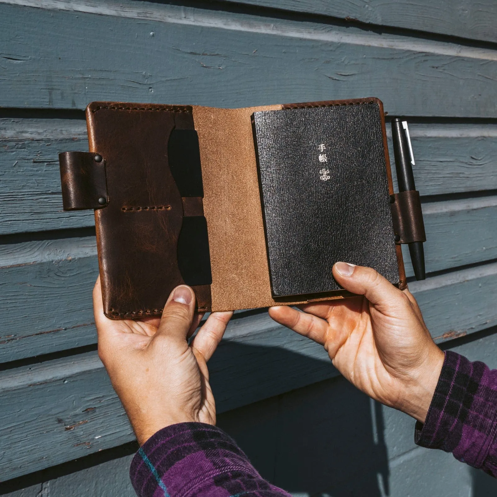 Leather Hobonichi Techo Notebook Cover