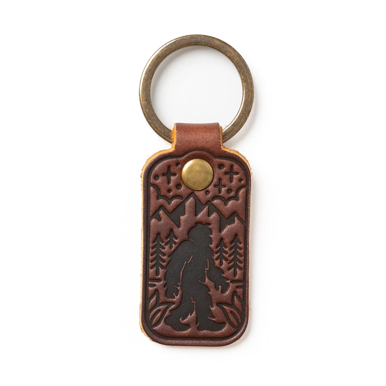 Leather Keyfob - Sasquatch
